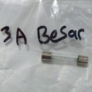 8085 fuse sekring sekering kaca glass 3a 3 ampere 3 ampere 6x30