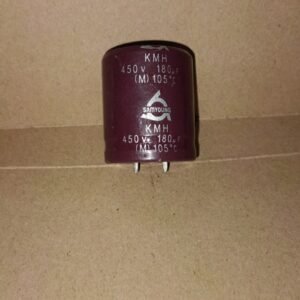8167 kapasitor elco 180mf 180 mf 450v 450volt 450 volt samyoung korea