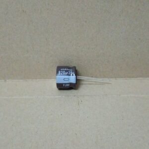 8237 kapasitor capacitor elco elko 820uf 820 uf 35v 35volt 35 volt nichicon jepang