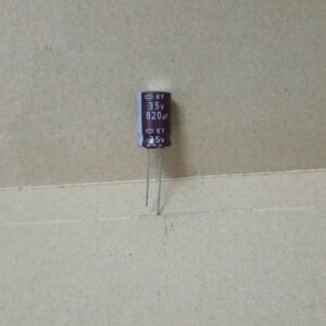 8238 kapasitor capacitor elco elko 820uf 820 uf 35v 35volt 35 volt nippon chemicon