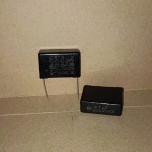 8257 kapasitor capacitor mkt mkp panasonic matsushita kotak 0.47uf 0,47uf 0.47 0,47 uf 250v
