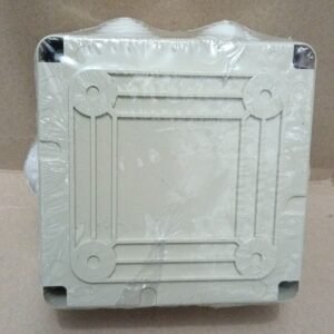 8280 box kotak panel listrik dorados duradus abu abu krem grey tutup lubang karet 128x128x75 128 x 128 x 75