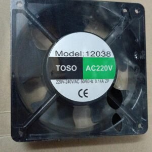 8303 fan kipas ac 220v toso 12x12 12cm 12 cm 12038 ball bearing