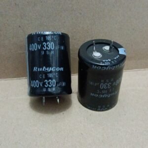 8318 kapasitor capacitor elco elko 330uf 330 uf 400v 400volt rubycon