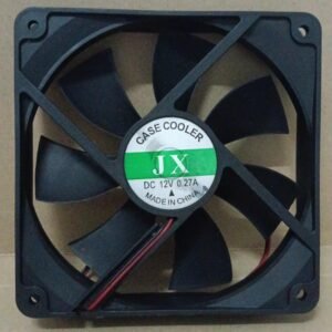 8345 fan kipas case cooler 12v 12volt 0.27a jx 12x12 12cm dc sleeve bearing
