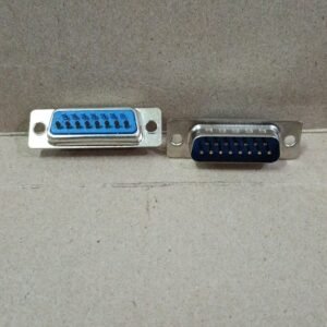 8360 konektor connector db15 db 15 15pin 15 pin 2 baris male cowok kabel