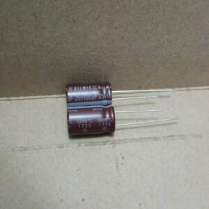 8384 kapasitor elco elko 100uf 100 uf 25v 25volt 25 volt elna silmic 2 ii