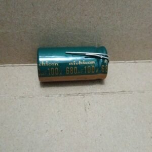 8391 kapasitor elco elko 680uf 680 uf 100v 100volt 100 volt nichicon