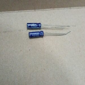 8396 kapasitor elco elko 220uf 220 uf 10v 10volt 10 volt honsing korea