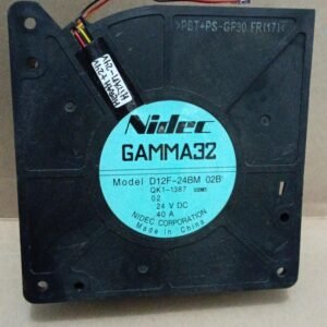 8424 fan kipas keong 12x12 12cm 24v 24volt nidec gamma 32 d12f-24bm
