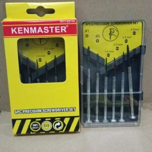 8460 obeng set jam hp handphone radio kenmaster 6pcs precision screwdriver