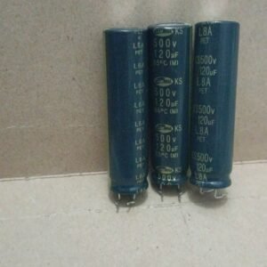 8462 kapasitor capacitor elco elko 120uf 120 uf 500v 500volt 500 volt samwha