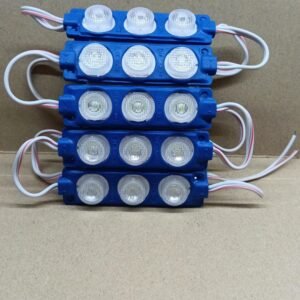 8511 lampu led strip bus truck 12v 12volt 3 mata titik biru muda