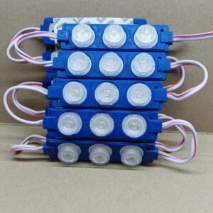 8512 lampu led strip bus truck 12v 12volt 3 mata titik biru tua