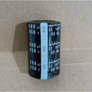 8624 kapasitor elco 680uf 680 uf 450v 450volt 450 volt nichicon