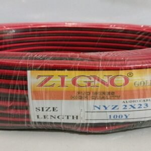 8631 kabel cable listrik speaker dc merah hitam zigno 2x23 nyz 100y