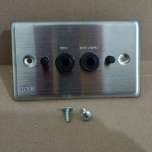 8641 kit panel input mic aux plus potensio ib inbow bvb tembok dinding chasis