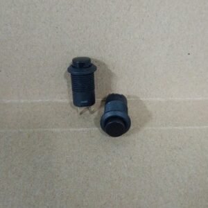 8646 push on off saklar sakelar switch swit 12mm 12 mm plastik hitam