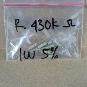8693 resistor carbon film 1 watt 1watt 1w 430k 430 k 5persen 5 persen