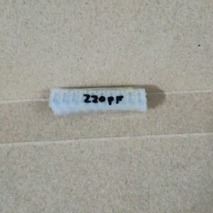 8695 kapasitor capacitor smd tempel kecil mini 0805 221 220pf 220 pf