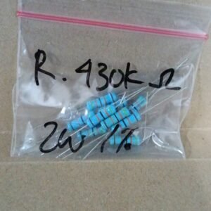 8699 resistor metal film 2 watt 2watt 2w 430k 430k 1persen 1 persen