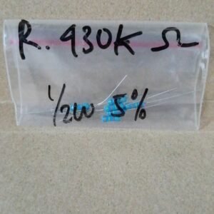 8708 resistor carbon film 1/2 watt 1/2watt 1/2w 430k 430 k 5persen 5 persen