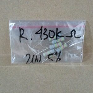 8710 resistor carbon film 1 watt 2watt 2w 430k 430 k 5persen 5 persen