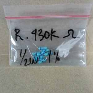 8716 resistor metal film 1/2w watt 1/2watt 1/2w 430k 430 k 5persen 5 persen