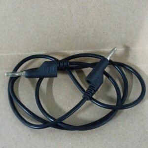 8718 kabel cable banana banana hitam pabrikan full cover anti kesetrum