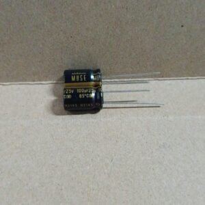 8807 kapasitor elco elko 100uf 100 uf 25v 25volt 25 volt nichicon muse