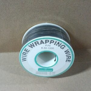 8907 kabel cable wire wrapping wraping wire awg28 1roll 1 roll hitam