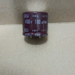 7333 kapasitor elco 180uf 180 uf 450v 450volt 450 volt nippon kaki paku