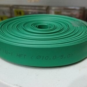 7341 heatshrink heat shrink tube selongsong bakar 10mm hijau 1meter