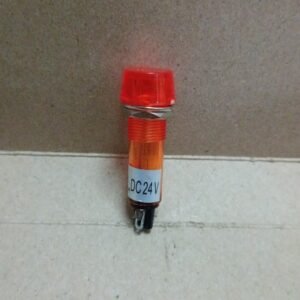 7354 lampu pilot indikator indicator lamp plastik kuning 24v 24volt dc