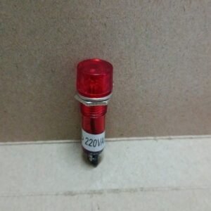 7360 lampu pilot indikator indicator lamp plastik merah 220v 220volt ac