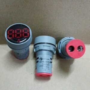 7361 voltmeter volt meter digital panel listrik 22mm 22 mm ac 220v 220vac