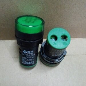 7362 pilot lamp panel listrik 22mm 22 mm hijau 220v - 380v ac