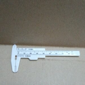 7373 sigmat jangka sorong plastik mini kecil 80mm 8cm 80 mm 8 cm putih
