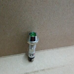 7380 lampu pilot indikator indicator lamp besi hijau 12v 12volt dc