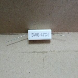 7388 resistor r tahanan 5w 5watt 5 watt 0r47 0.47r 0,47r 0,47ohm 0.47ohm