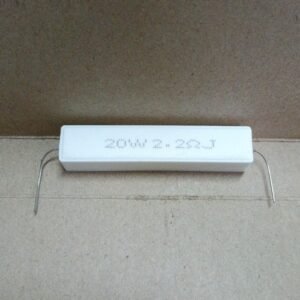 7390 resistor r tahanan 20w 20watt 20 watt 2r2 2.2r 2,2ohm 2,2r 2.2ohm keramik