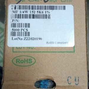 7416 resistor metal film 1/4watt 0,25watt 0.25watt 5k6 5.6k 5,6k taiwan