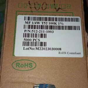 7418 resistor metal film 1/4watt 0,25watt 0.25watt 100k taiwan 1persen