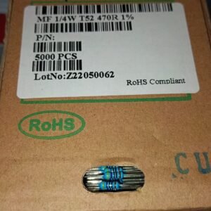 7441 resistor metal film 1/4watt 0,25watt 0.25watt 470r 470ohm taiwan