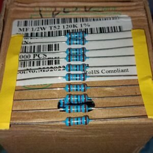 7453 resistor metal film 1/2watt 0,5watt 0.5watt 120r 120ohm taiwan