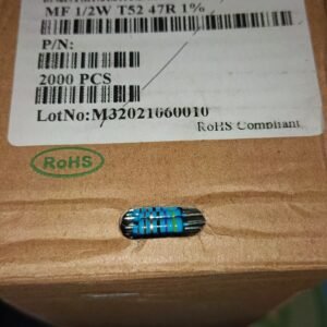 7454 resistor metal film 1/2watt 0,5watt 0.5watt 47r 47ohm taiwan