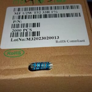 7456 resistor metal film 1/2watt 0,5watt 0.5watt 33r 33ohm taiwan