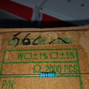 7462 resistor metal film 1/2watt 0,5watt 0.5watt 560r 560ohm taiwan