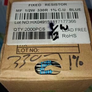 7467 resistor metal film 1/2watt 0,5watt 0.5watt 330r 330ohm taiwan
