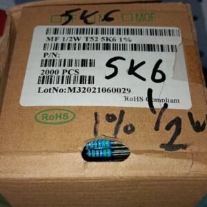7469 resistor metal film 1/2watt 0,5watt 0.5watt 5k6 5.6k 5,6k taiwan
